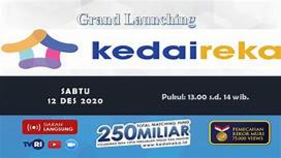 Grand Launching / Peluncuran KEDAIREKA