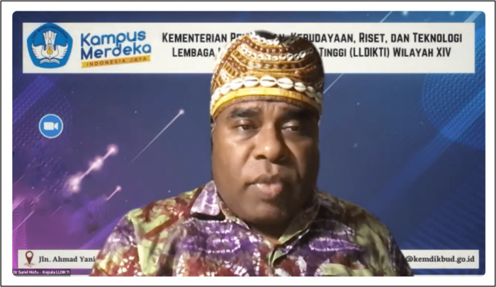 Kepala LLDIKTI Wilayah XIV Menjadi Keynote Speaker dalam ICOCIT-MUDA 2022