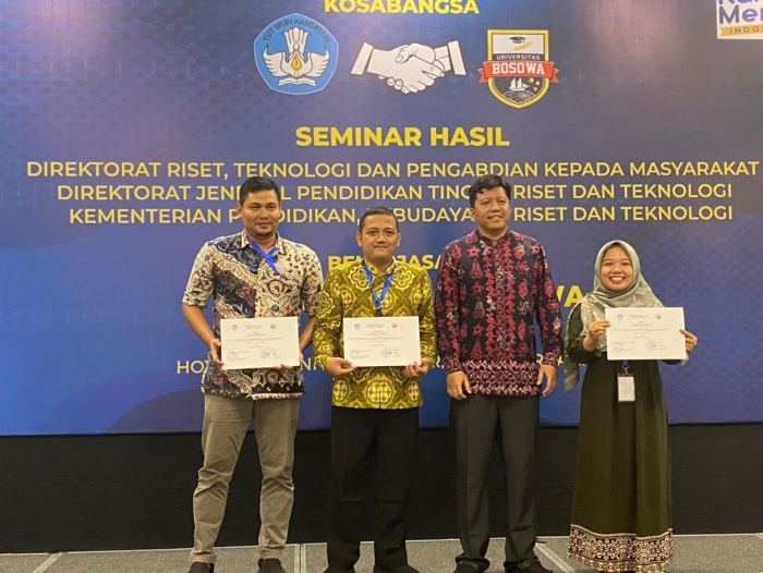 UNIMUDA Sorong Raih Penghargaan Pelaksana Terbaik 3 Program Kosabangsa Tahun 2023